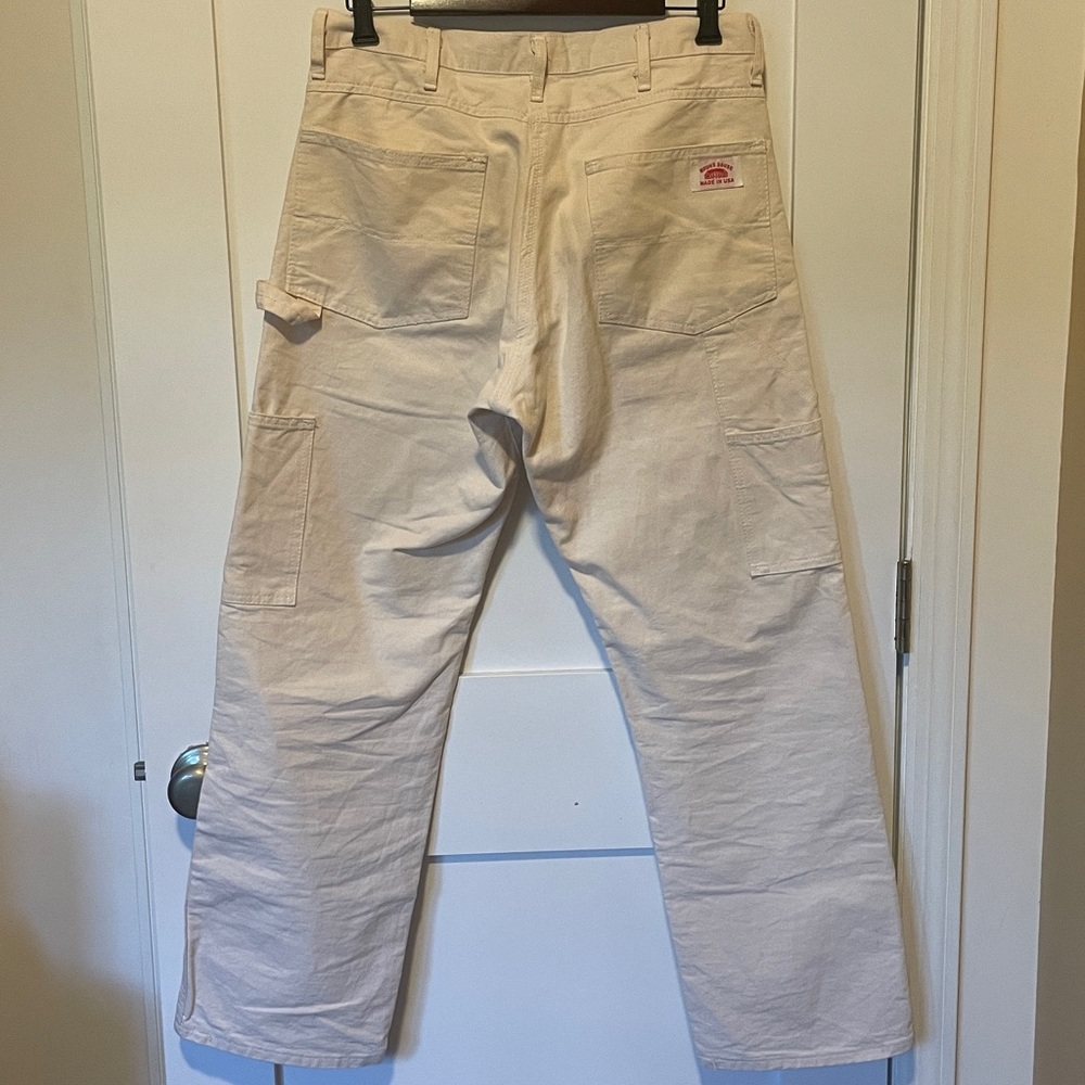 Round House Cream Workwear Pants size 32x30